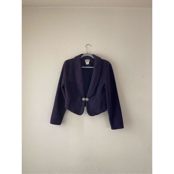Coldwater Creek Jackets & Blazers - Cold water creek wester style wool‎ cropped jacket medium